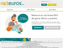 Tablet Screenshot of neteuros.com